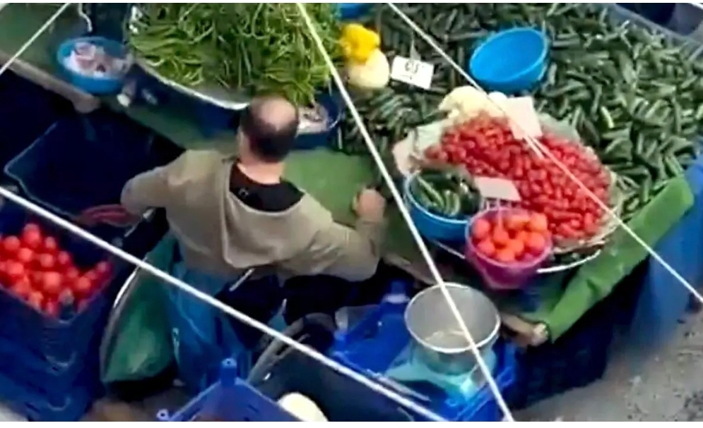 Görüntüler büyük tepki toplamıştı! O pazarcı hakkında soruşturma başlatıldı