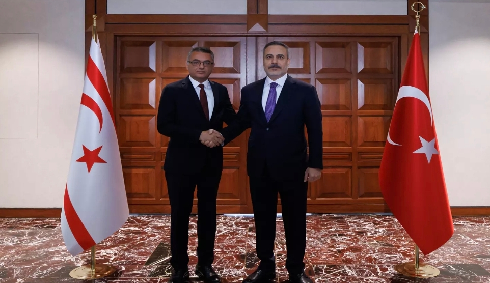 Bakan Fidan, KKTC Cumhurbaşkanı Erhürman ile görüştü