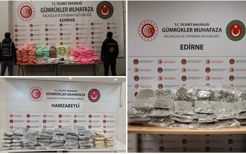 Gümrükler Muhafaza ekipleri zehir tacirlerine göz açtırmıyor
