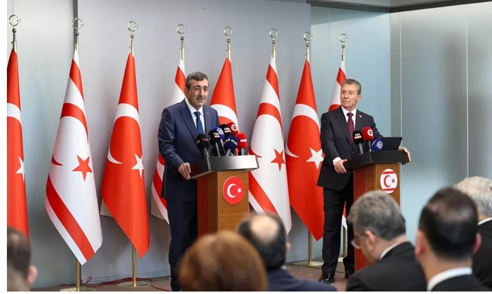 Cumhurbaşkanı Yardımcısı Yılmaz: Kıbrıs'ın operasyonlar için kullanılıyor olması bölge ülkeleri için risk
