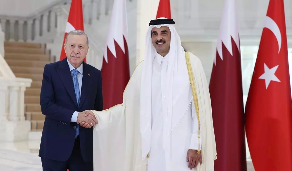 Katar Emiri Al Sani'den Cumhurbaşkanı Erdoğan'a teşekkür