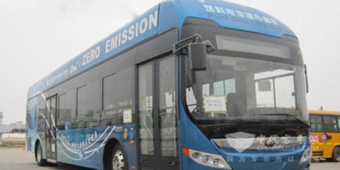 Çin hidrojenle çalışan otobüs yaptı