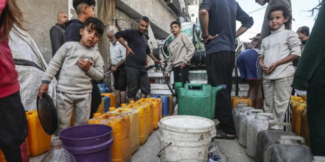 BM: Gazze'deki ailelerin yaklaşık yüzde 60'ı günlük ihtiyaç duydukları temiz suya erişemiyor