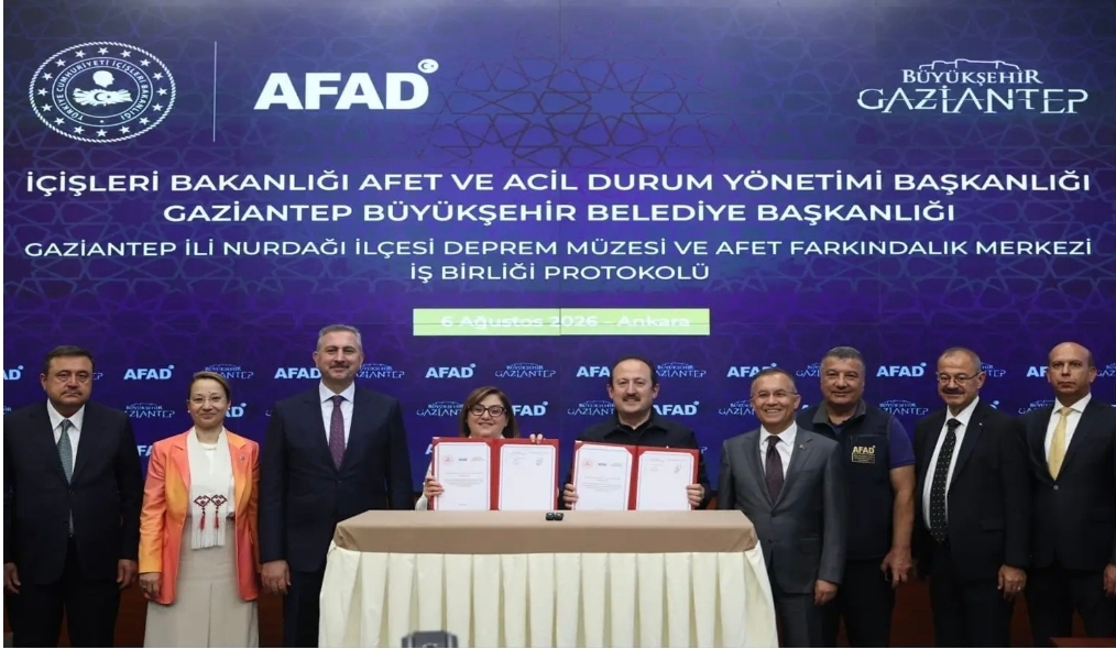 Gaziantep'te Deprem Müzesi ve Afet Farkındalık Merkezi için işbirliği protokolü imzalandı