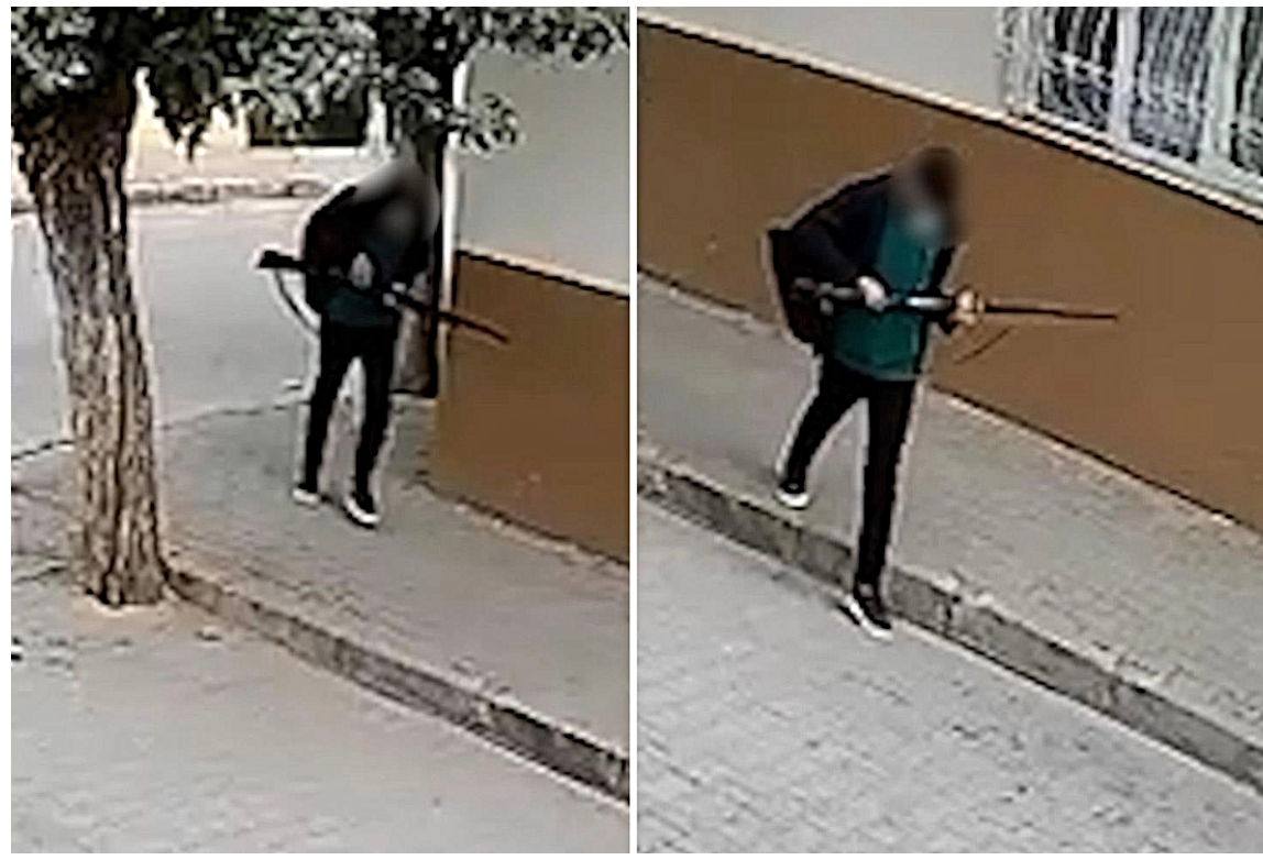 Manisa'da lise önünde silahlı saldırı! Saldırgan yakalandı