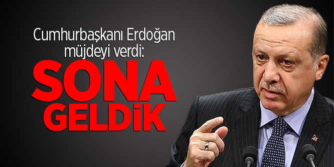 Erdoğan, Diyarbakır'da müjdeyi verdi: Sona geldik