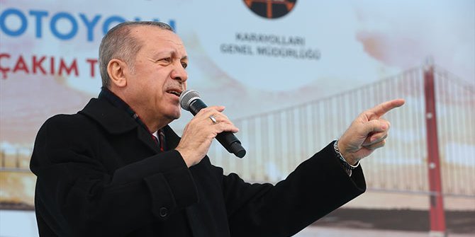 Cumhurbaşkanı Erdoğan: 1915 Çanakkale Köprüsü'nün 18 ay erken açacağız