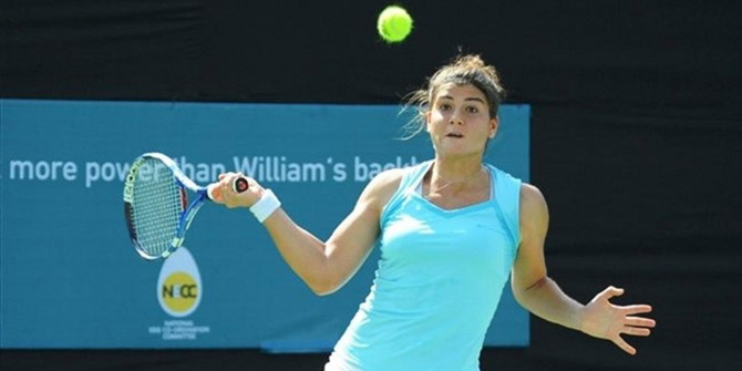 Teniste Türkiye'nin yükselen yıldızı Başak