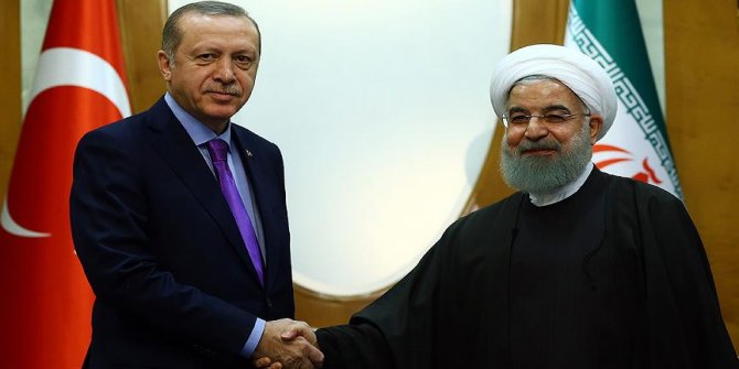 Cumhurbaşkanı Erdoğan ile Ruhani'nin görüşmesi başladı