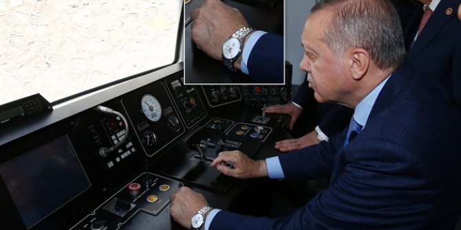 Cumhurbaşkanı Erdoğan’ın saatinde dikkat çeken detay