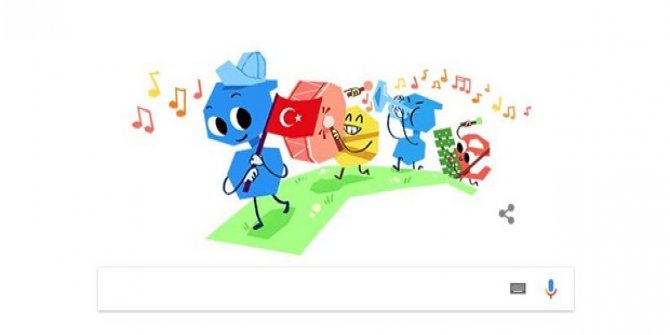 Google'dan 23 Nisan'a özel Doodle