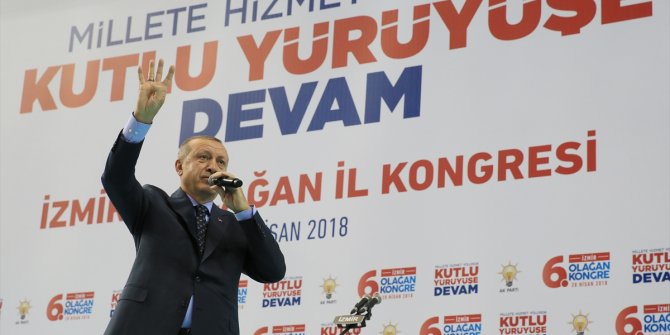 Erdoğan'dan İzmir'de gövde gösterisi