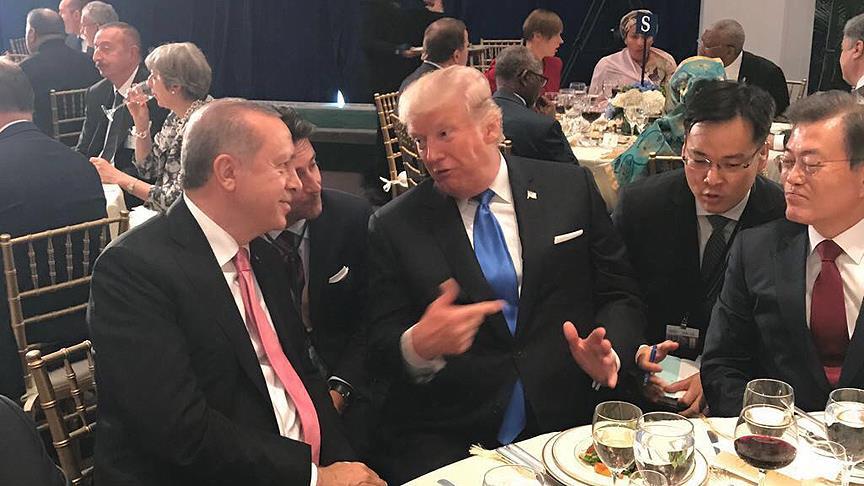 Cumhurbaşkanı Erdoğan, Guterres'in düzenlediği öğle yemeğine katıldı