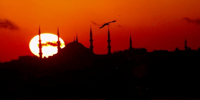 İstanbul'da günbatımı