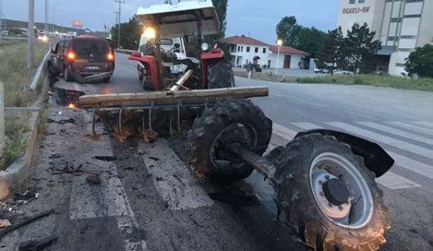 Çorum'da traktör kazası: 4 yaralı