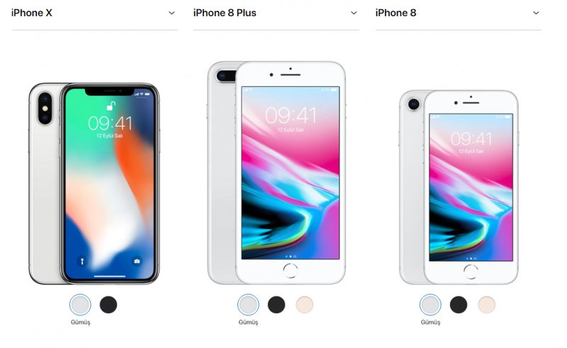 Hangi iphone'u almalı! iPhone X, iPhone 8, iPhone 8 Plus teknik özellikleri