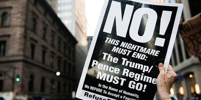 New York'ta Donald Trump'a protesto