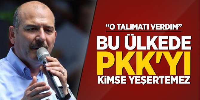 Soylu: Bu ülkede PKK'yı kimse yeşertemez