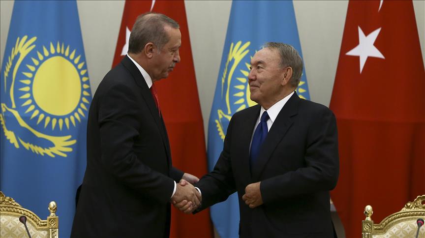 Erdoğan ve Nazarbayev'den ortak tavır!
