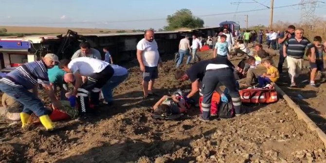 Tekirdağ'daki tren kazasıyla ilgili geçici yayın yasağı getirildi
