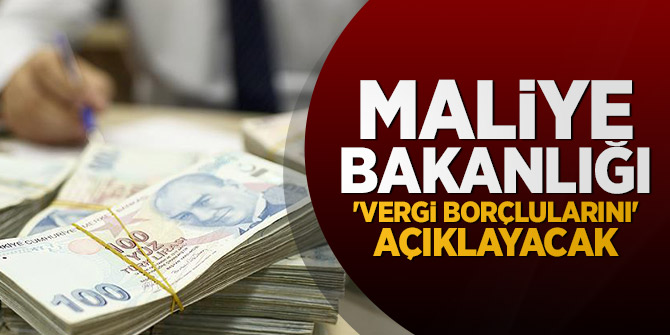Maliye Bakanlığı 'vergi borçlularını' açıklayacak