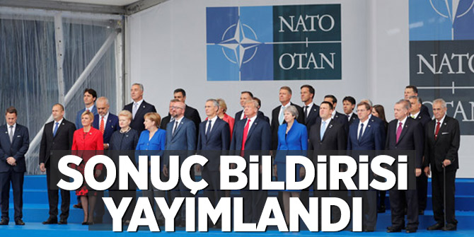 NATO sonuç bildirisi yayımlandı