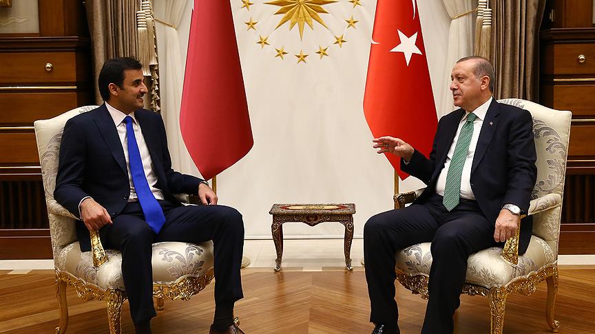 Cumhurbaşkanı Erdoğan, Katar Emiri Al Sani görüşmesi
