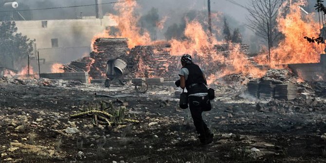 Yunanistan'daki yangında kundaklama şüphesi