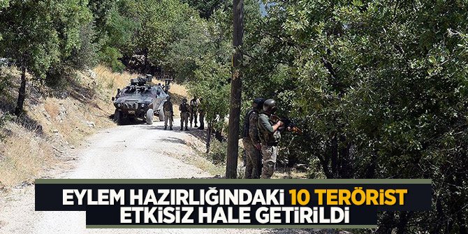Tunceli'nin Pülümür ilçesinde 10 terörist etkisiz hale getirildi!