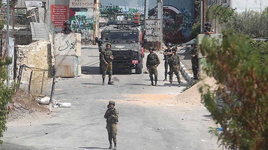 İsrail askerlerinden El Halil'de gösteriye müdahale