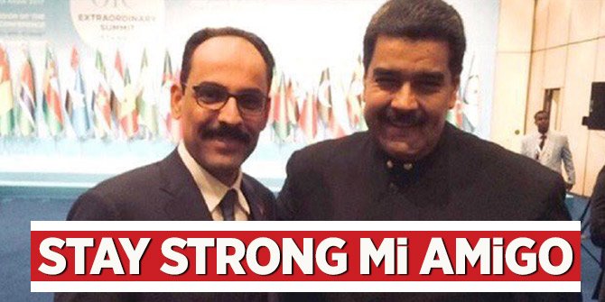 Kalın'dan Maduro açıklaması! Şiddetle kınıyoruz