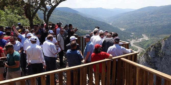 720 metre yükseklikte Valla Kanyonuna seyir terası açıldı!