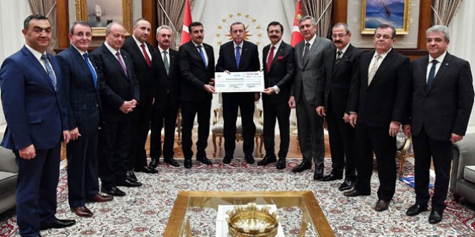 Başkan Erdoğan TOBB heyetini kabul etti