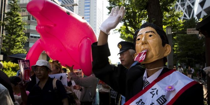 Japonya'da protesto