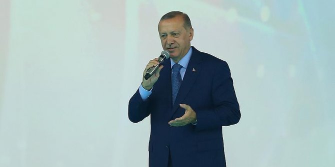 Başkan Erdoğan 6.olağan kongresinde konuştu