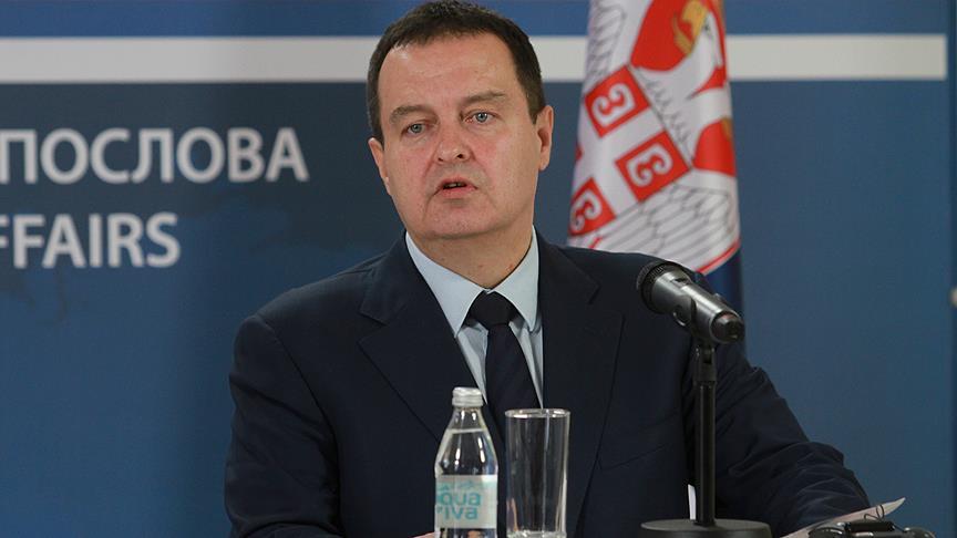 Sırbistan dışişleri bakanın'dan Türkiye'ye destek