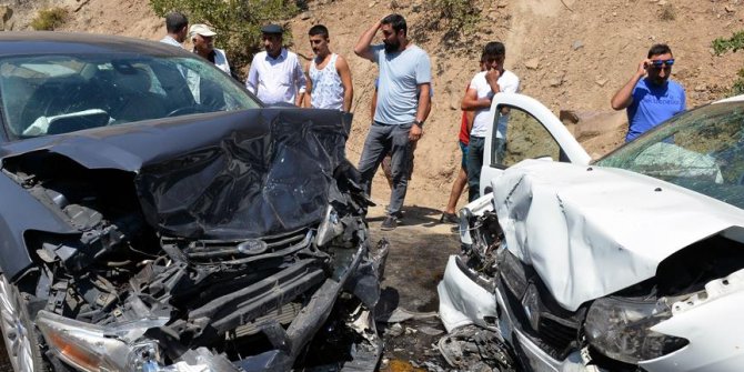 Şırnak Cizre'de zincirleme kaza: 1 ölü, 8 yaralı