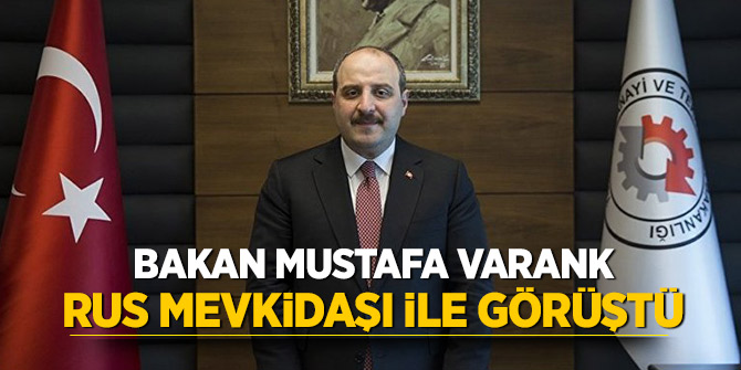 Bakan Mustafa Varank, Rus mevkidaşı ile görüştü