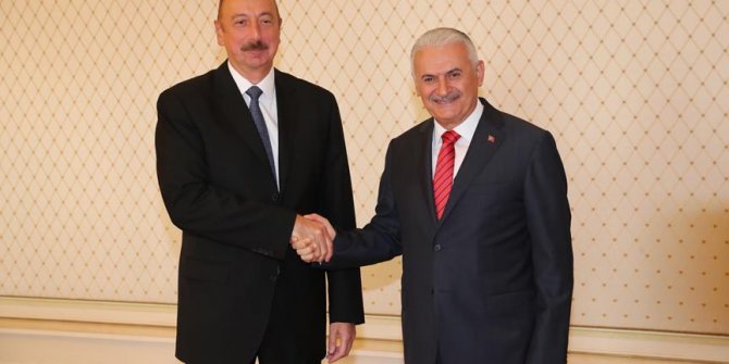 Azerbaycan Cumhurbaşkanı TBMM Başkanı Yıldırım'ı kabul etti!