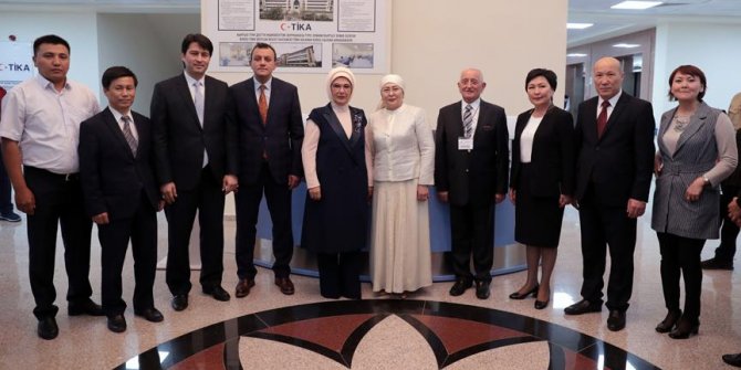 Emine Erdoğan, Bişkek Kırgız-Türk Dostluk Hastanesi'ni ziyaret etti!