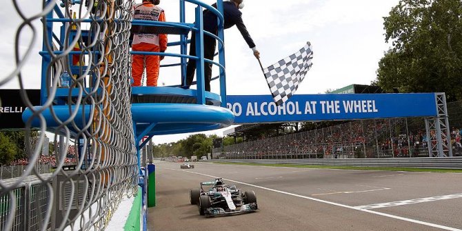 Formula 1'de zafer Hamilton'ın