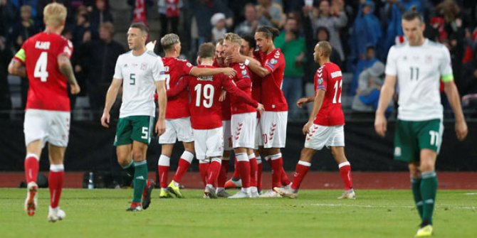Danimarka, konuk ettiği Galler'i 2-0 mağlup etti!