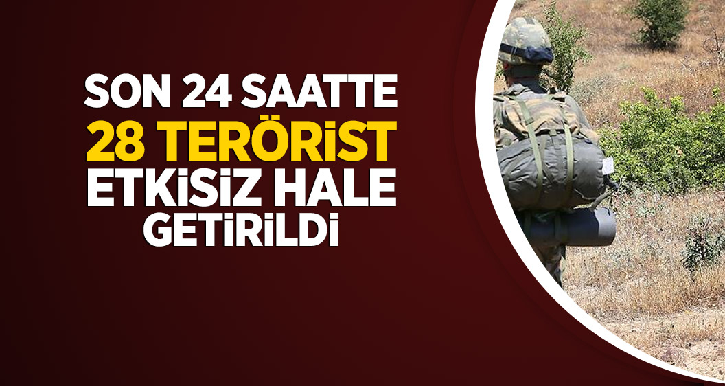 İçişleri Bakanı Soylu: Son 24 saatte 28 terörist etkisiz hale getirildi