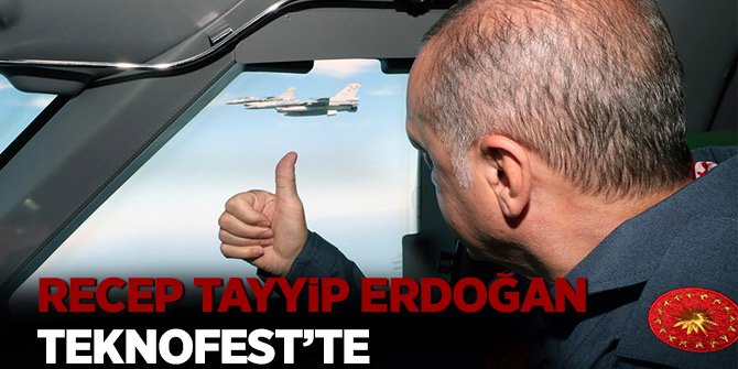 Cumhurbaşkanı Recep Tayyip Erdoğan TEKNOFEST'te