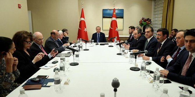 Başkan Erdoğan, Yahudi kuruluşlarının temsilcileriyle görüştü