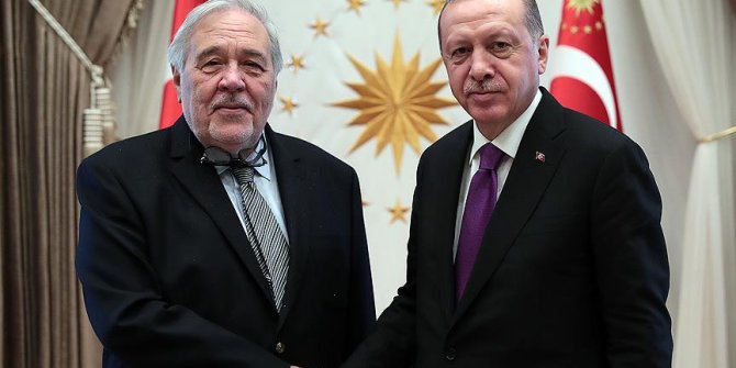 Cumhurbaşkanı Erdoğan'ın İlber Ortaylı'yı kabulü