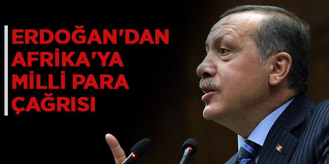 Erdoğan'dan Afrika'ya milli para çağrısı