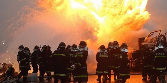 Çin'de feci yangın: 5 ölü
