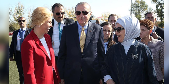 Cumhurbaşkanı Erdoğan Komrat'ta