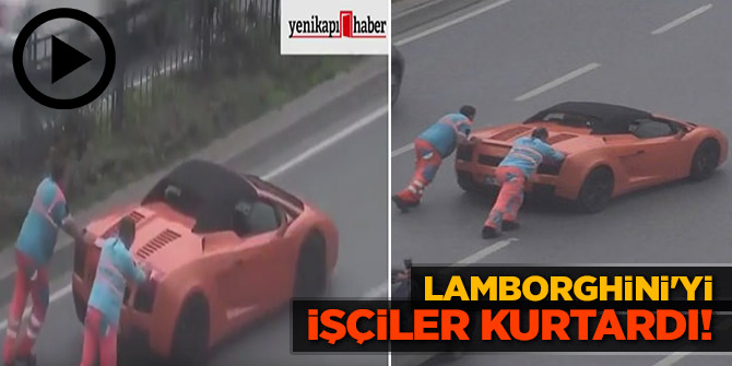 Lamborghini'yi işçiler kurtardı!